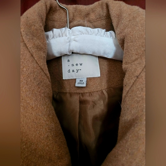 A New Day Wool Blend Wrap Coat with Belt Size XS - Picture 3 of 4